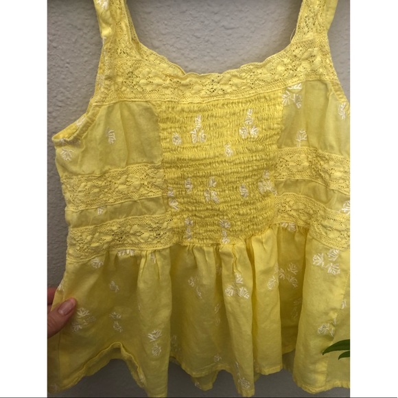 Free People Ruffle Yellow Tank - Picture 4 of 5